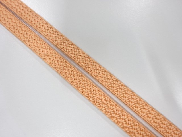  未使用品　正絹　帯留め用　手組三分紐